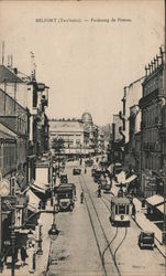 BELFORT - Faubourg de France Postcard Postcard Postcard