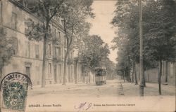 Avenue Baudin Limoges, France Postcard Postcard Postcard