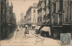 La Rue et la Tour Saint-Jean Postcard