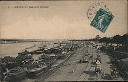 Quai de la Monnaie Bordeaux, France Postcard Postcard Postcard