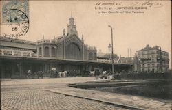 La Gare et l'Hôtel Terminus Postcard