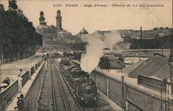 Quai d'Orsay - Chemin de fer des Invalides Postcard