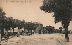 Argenteuil - Place de La Gare Postcard