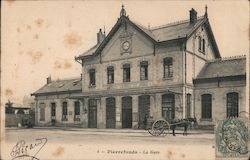 Pierrefonds - La Gare Postcard