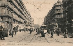 Marseille--La Rue de Noailles Postcard