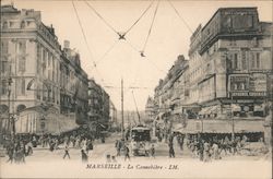 Marseille - La Cannebière France Postcard Postcard Postcard