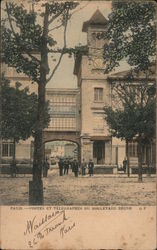 PARIS - Postes et Telegraphes Postcard