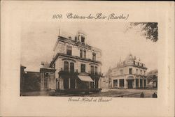 Chateau-du-Loir (Sarthe) Grand Hotel France Postcard Postcard Postcard