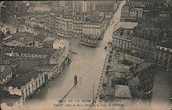 Crue de la Seine Paris, France Postcard Postcard Postcard