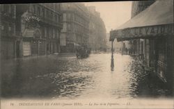 Inondations de Paris Postcard