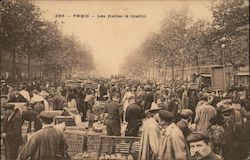 Les Halles le Matin Paris, France Postcard Postcard Postcard