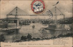 Marseille - Port et Pont a Transbordeur Postcard