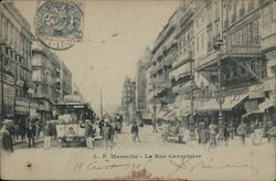 La Rue Cannnebiere Postcard