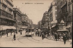 MARSEILLE - La Cannebiere Postcard