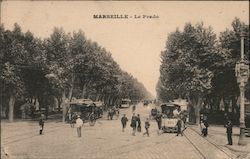 Marseille - Le Prado Postcard