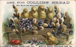 Ask for Collins' Bread Advertising Trade Card Trade Card Trade Card