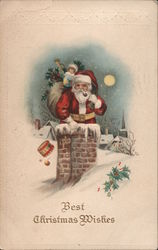 Best Christmas Wishes Postcard