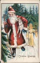 Christmas Greetings Postcard