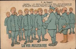 La Vie Militaire Postcard