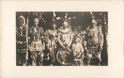 Native Americans in Traditional Dress Postcard