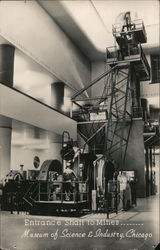 Entrance Shaft to Mines Museum of Science & Industry Postcard