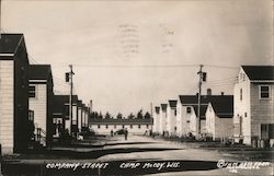 Company Street, Camp McCoy Postcard