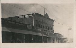 Hotel Ramona, Gem Restaurant, Pullman Saloon N. 5th Ave Postcard