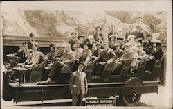 Group of People on Lincoln Sightseeing Tour Cliff House San Francisco, CA Postcard Postcard Postcard