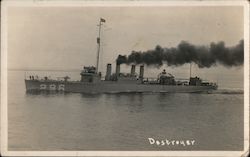 Destroyer Ships Postcard Postcard Postcard