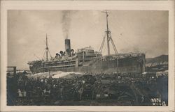 SS Huntsend "Vita" Steamers Postcard Postcard Postcard