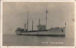 USS Kanawha Ships Postcard Postcard Postcard