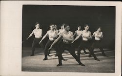 Male Ballet Dancers Postcard