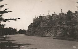 Parapet Sutro Heights Postcard