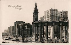 Michigan Boulevard Chicago, IL Postcard Postcard Postcard