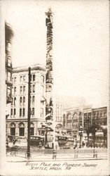 Totem Pool and Pioneer Square Seattle, WA Postcard Postcard Postcard