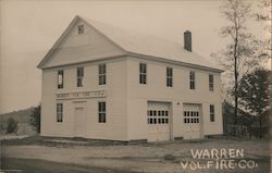 Warren Volunteer Fire Company Postcard