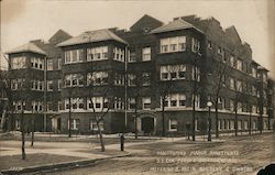 Abbotsford Manor Apartments W Fargo Ave & N Greenview Ave Postcard