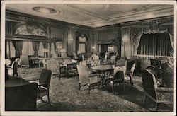 S.S. Manhattan Lounge Cruise Ships Postcard Postcard Postcard