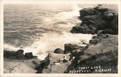 Coast Line Roosevelt Highway California Postcard Postcard Postcard