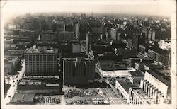 Downtown from City Hall Postcard