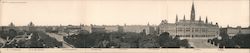 Panorama of Parliament Building and Surroundings Large Format Postcard