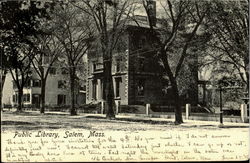 Public Library Salem, MA Postcard Postcard