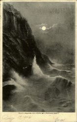 Gay Head Cliffs By Moonlight Postcard