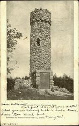 NORUMBEGA TOWER, NORUMBEGA PARK Newton Auburndale, MA Postcard Postcard