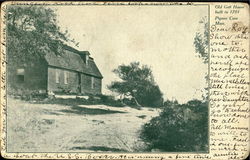 Old Gott House built in 1701 Pigeon Cove, MA Postcard Postcard