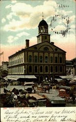 Fanueil Hall Boston, MA Postcard Postcard