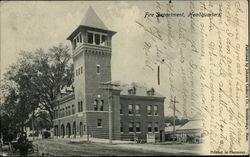 Fire Department, Headquarters Postcard