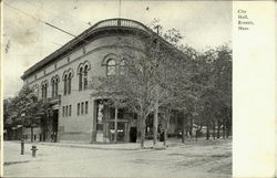 City Hall Everett, MA Postcard Postcard