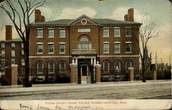 Philips Brook's House, Harvard College Postcard