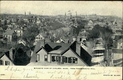 Birdeye Biew Of Chelsea,From Powderhorn Hill. Postcard